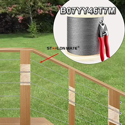 Steel DN Mate 30 Degree Angle Beveled Washer for 3/8" Cable Railing Kit/Hardware, T316 Stainless Steel Marine Grade Wood/Metal/Aluminum Posts, DIY Balustrade 30 PCS DX10