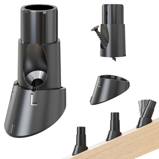 100 Pcs Baluster Slant Shoes for 3/4" OD Hollow Round Deck Balusters, Easy to Install Staircase Baluster Connectors, Stair Railing Connectors for 22°–42° Angled Railings, Baluster Repair Kit