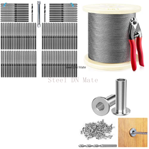 Thread Mates Steel DN Mate 100 Packs T316 Stainless Steel Right&Left Handed Thread