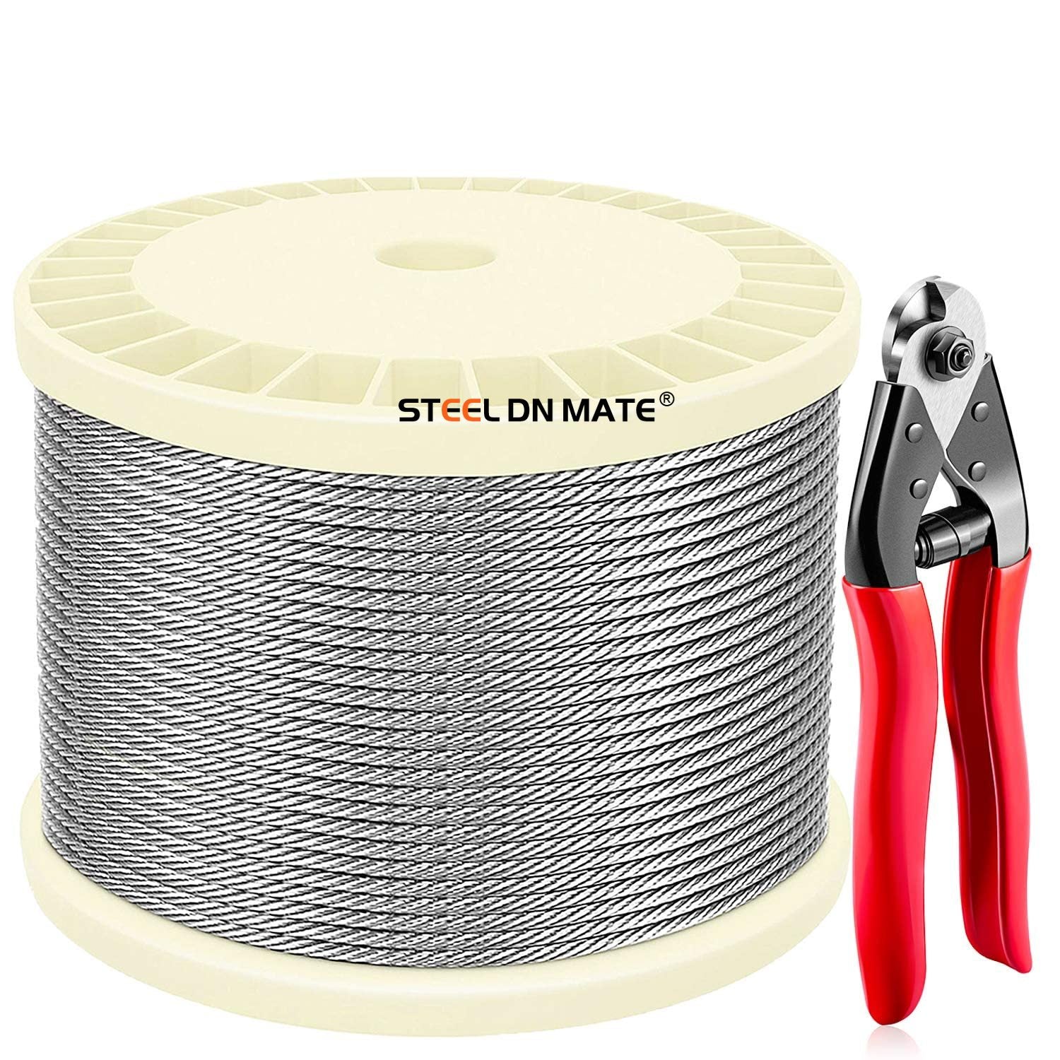 Path Mates Rope Steel DN Mate 220 Feet 1/8